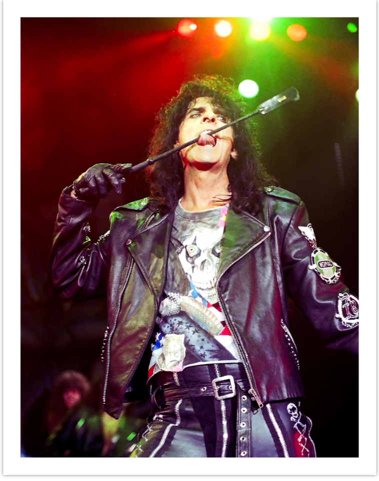 Alice Cooper — Live, 1991 Limited Edition Archival Photograph